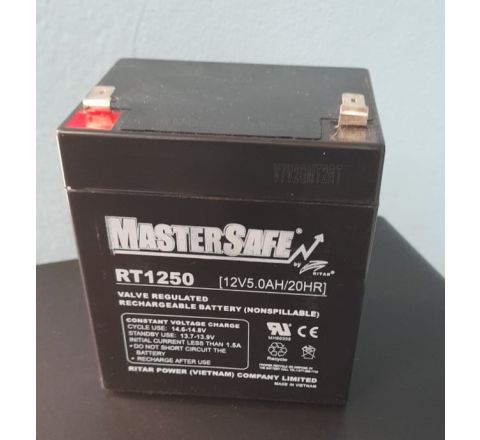 Mastersafe 12V 5AH VRLA Rechargeable Battery (RT1250)