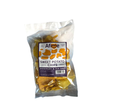 Afime Snacks - Sweet Potato Chips - Rosemary and Sea Salt