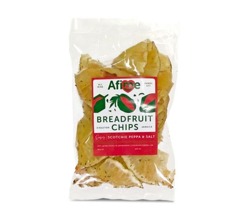 Afime Snacks Breadfruit Chips - Simo’s Scotchie Peppa and Salt