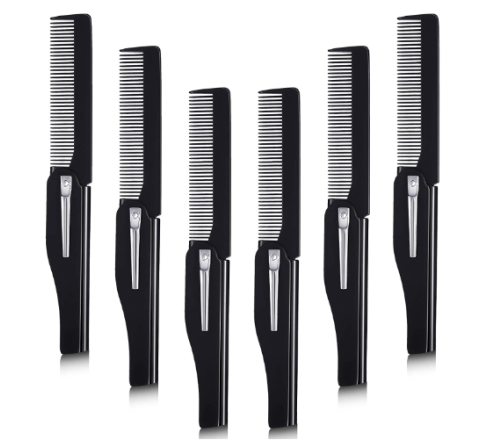 Travel size beard pocket comb