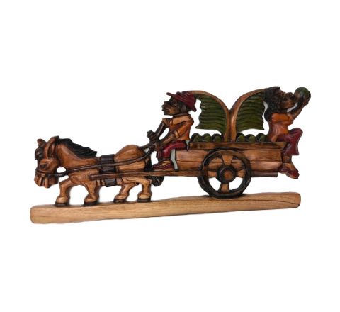 Exotichild, Coconut Man, by Barrington Beaumont Cedar Wood Carving