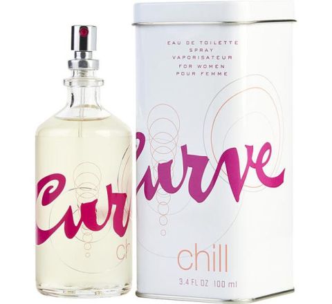 Curve Chill Eau De Toilette Perfume Spray, Perfume for Women 3.4oz