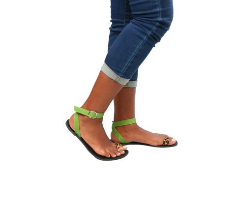 Shoan's Collections Women Sandals, Kelly-Wild Life Edition