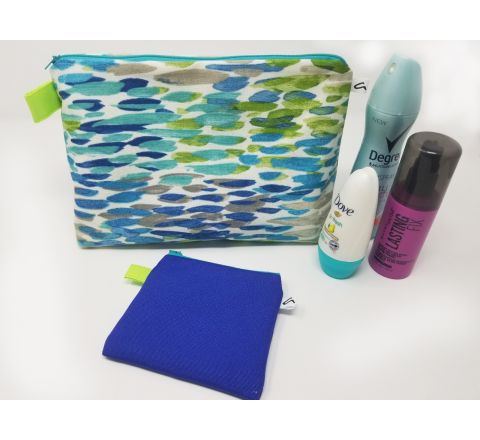 Caerulean Makeup Bag Set, Large