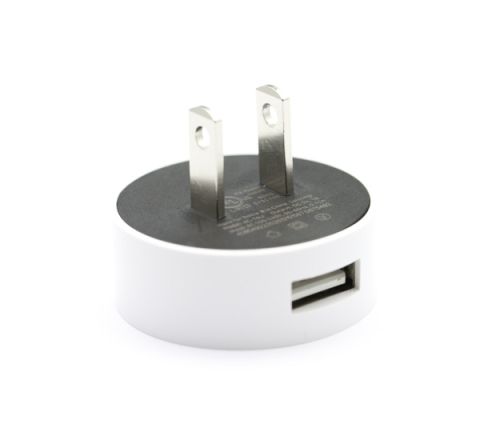USB US Plug Power Adapter for Nokia Lumia / Samsung / Iphone - White (100~240V)