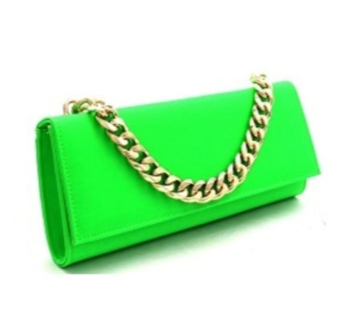 Highlighter Clutch Purse - Green