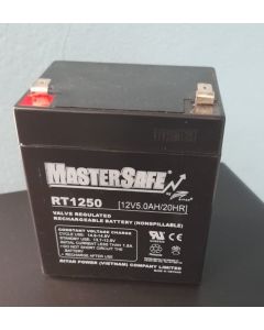Mastersafe 12V 5AH VRLA Rechargeable Battery (RT1250)