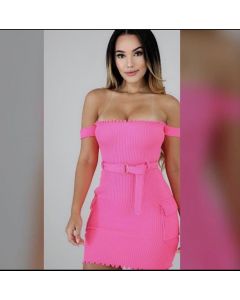 Small Pink Knitted Dress