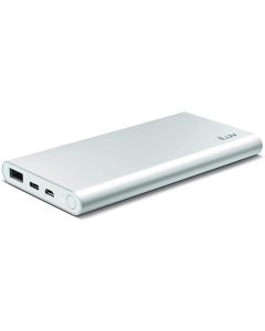 myPower 100 USB Type-C by iLuv - 10,000 mAh Slim Portable Battery Pack with USB Type-C and USB Port(Compatible with Apple and Android Smartphones, as Well as Other USB Devices)
