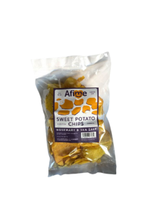 Afime Snacks - Sweet Potato Chips - Rosemary and Sea Salt