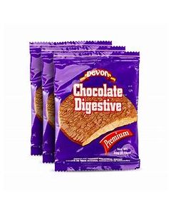 Devon Chocolate Digestive Biscuits, 22g (3 Pack)