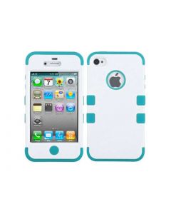 MyBat iPhone 5s/5 Tuff Hybrid Case - Blue & White
