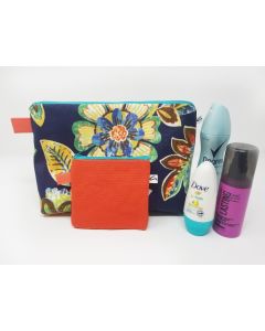 Floral Makeup Bag Set, Large