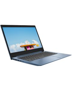 Lenovo - Lenovo IdeaPad 1 14IGL05 : 81VU  Pentium Silver N5030 / 1.1 GHz - Win 10 Home in S mode - 4 GB RAM - 128 GB SSD NVMe - 14" TN 1366 x 768 (HD) - UHD Graphics 605 - Wi-Fi, Bluetooth - ice blue - kbd: US Part Number: 81VU000JUS