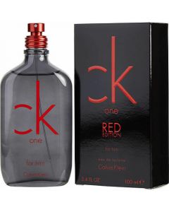 Calvin Klein Ck One Red Edition Spray 3.4 Oz for Men Eau de Toilette