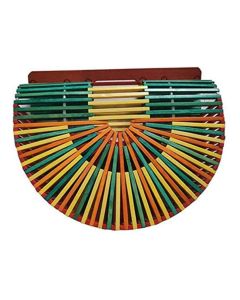 Coloured Bamboo handbag