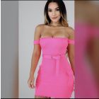Small Pink Knitted Dress