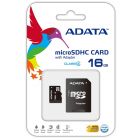 ADATA MicroSDHC Card (Class 4) with SD Adapter - 16GB