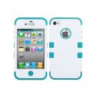 MyBat iPhone 5s/5 Tuff Hybrid Case - Blue & White