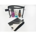 Clear and Tropical makeup Bag Set, Small