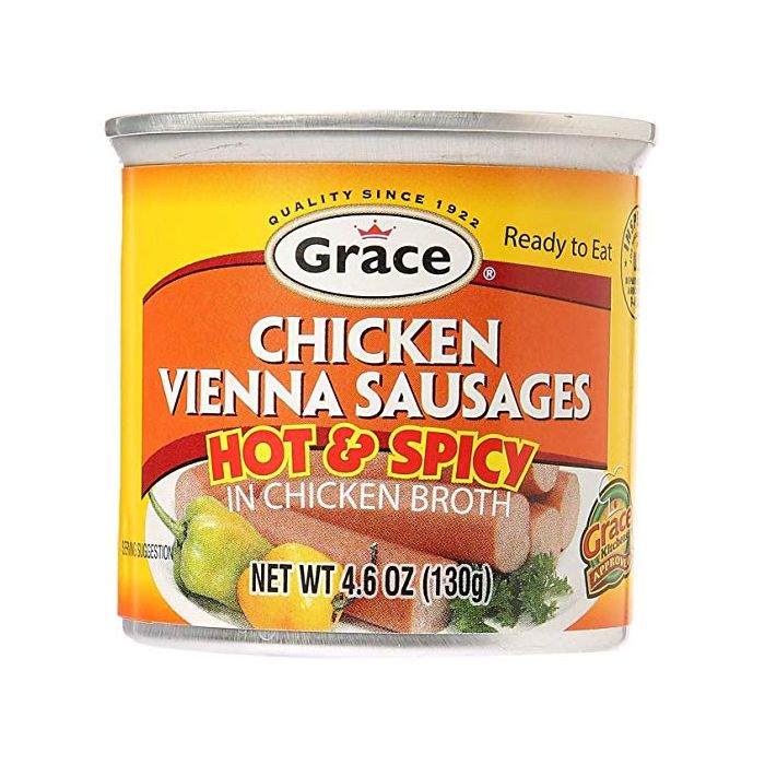 JamGOra Grace Hot & Spicy Chicken Vienna Sausages, 5oz