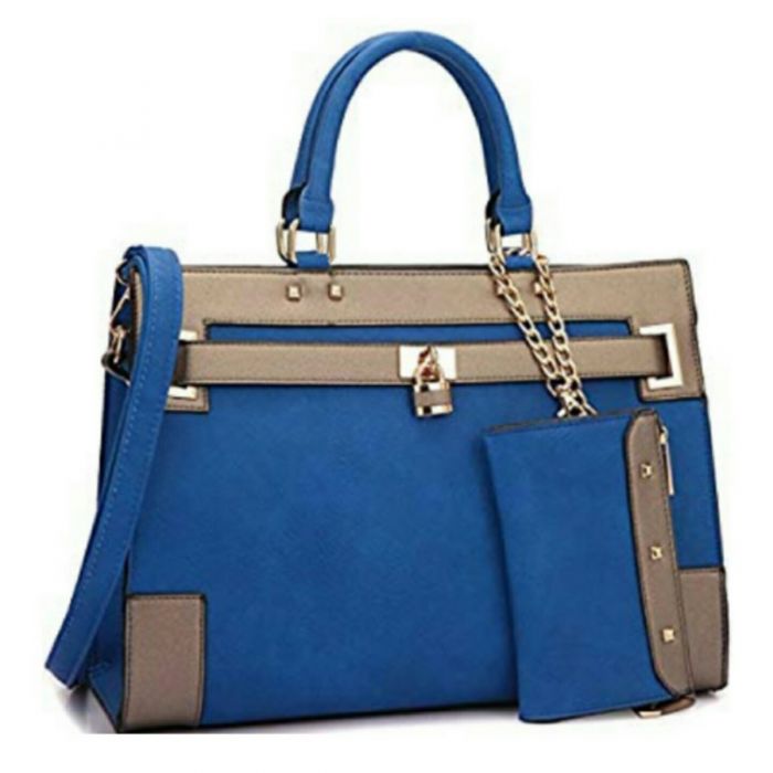 royal blue satchel